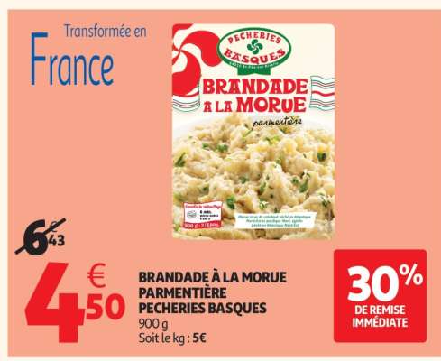 Brandade À La Morue Parmentière Pêcheries Basques