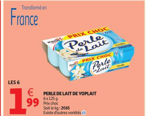 Perle De Lait De Yoplait