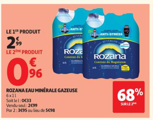 ROZANA EAU MINÉRALE GAZEUSE