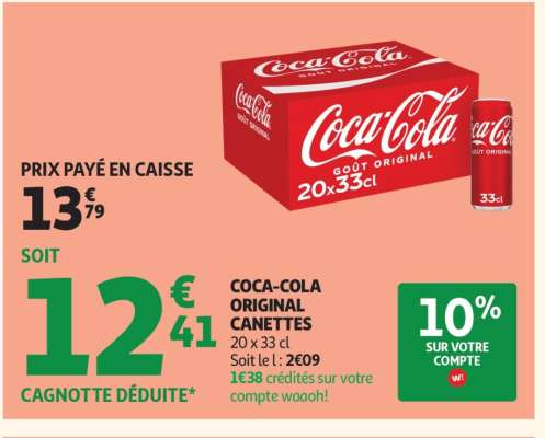 Coca-Cola Original Canettes