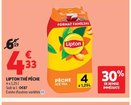LIPTON THÉ PÊCHE