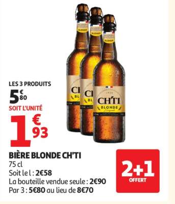 Bière Blonde Ch'ti*