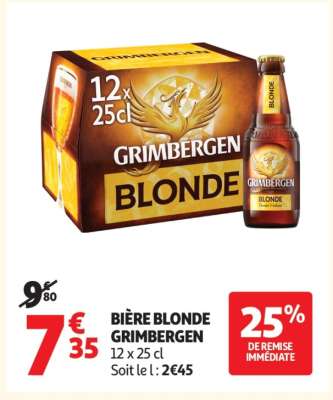 Bière Blonde Grimbergen*