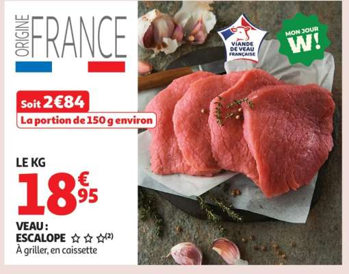 Veau : Escalope***