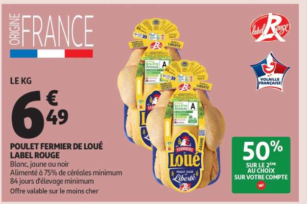 Poulet Fermier De Loué Label Rouge