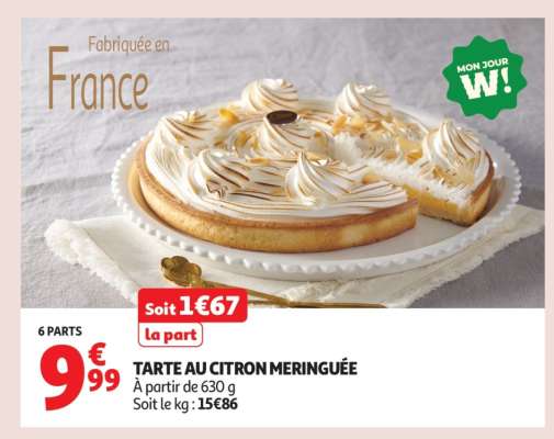 Tarte Au Citron Meringuée