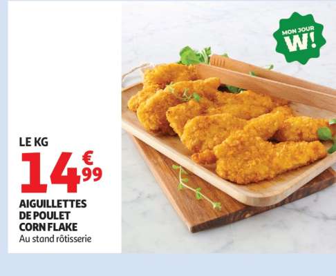 AIGUILLETTES DE POULET CORN FLAKE