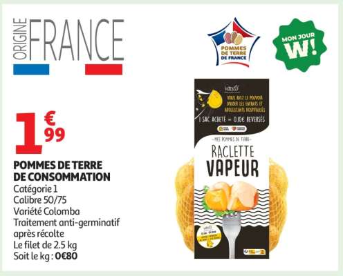 Pommes De Terre De Consommation