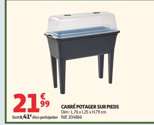 CARRÉ POTAGER SUR PIEDS