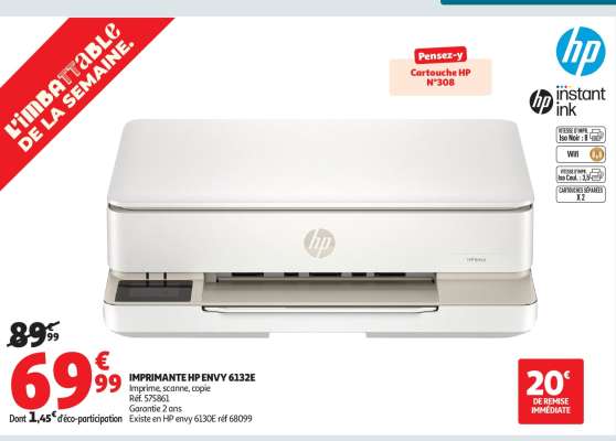 Imprimante Hp Envy 6132E