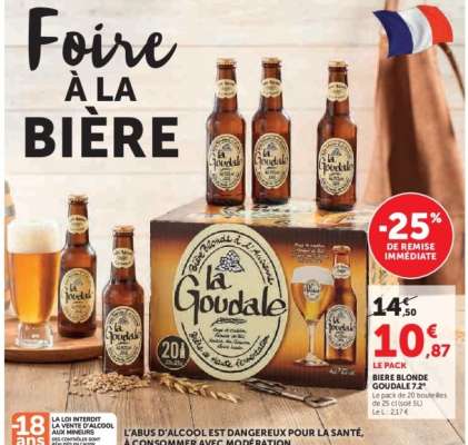 Bière Blonde Goudale 7.2°