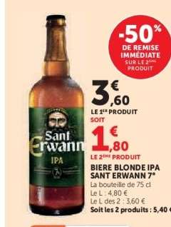 Biere Blonde IPA Sant Erwann 7°