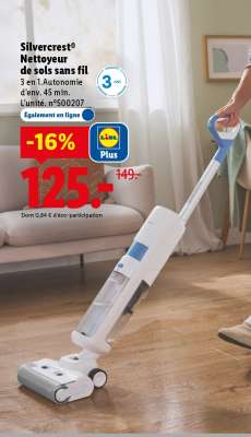 Silvercrest® Nettoyeur de sols sans fil