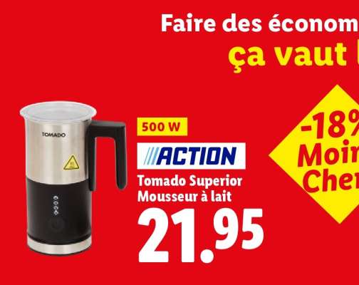 Tomado Superior Mousseur à lait