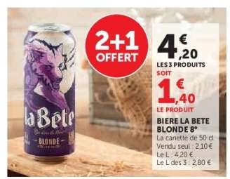 BIERE LA BETE BLONDE 8°