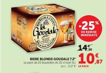 Bière Blonde Goudale 7.2°