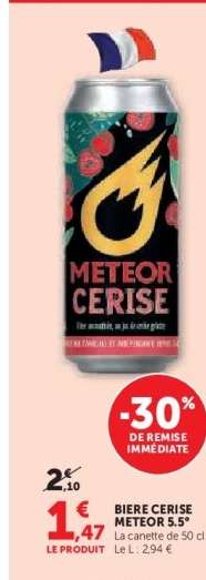 BIERE CERISE METEOR 5.5°