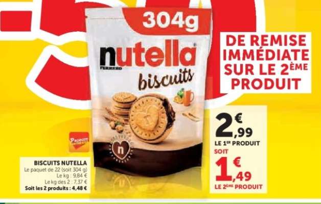 Biscuits Nutella
