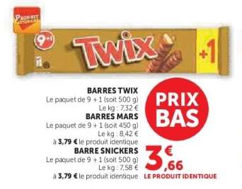 Barres Twix