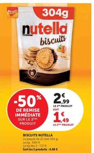 Biscuits Nutella