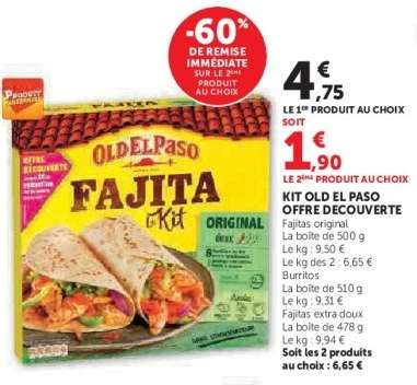 Kit Old El Paso Offre Decouverte