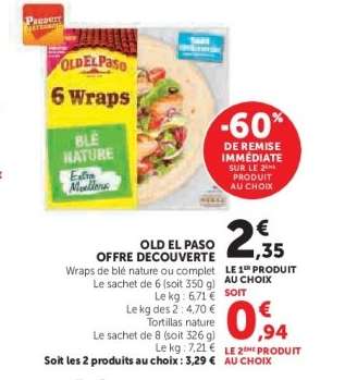 Old El Paso Offre Decouverte