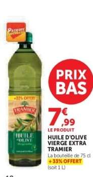 Huile d'olive vierge extra TRAMIER
