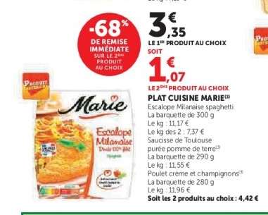 Plat Cuisiné Marie
