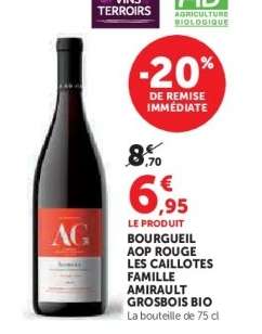 Bourgueil AOP Rouge Les Caillotes Famille Amirault Grosbois Bio