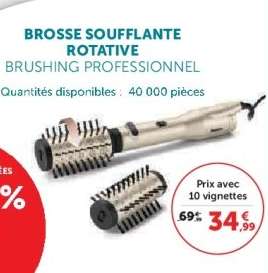 Brosse soufflante rotative