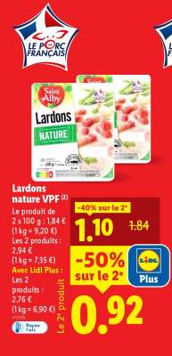 Lardons nature VPF