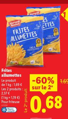 Frites allumettes