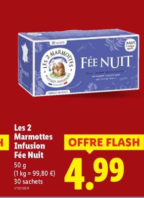 Les 2 Marmottes infusion fée nuit