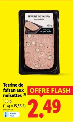 Terrine de faisan aux noisettes