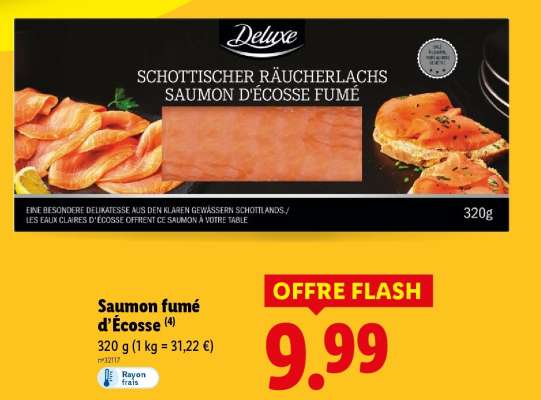 Saumon Fumé d'Écosse