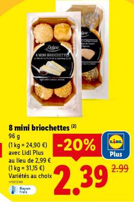 8 mini briochettes