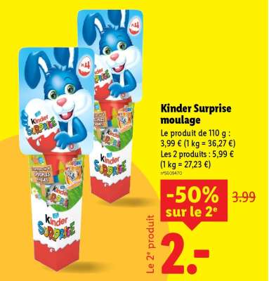 Kinder Surprise moulage