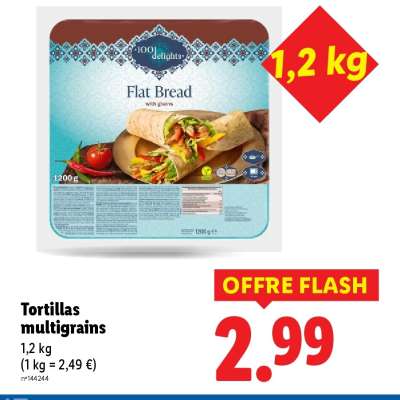 Tortillas multigrains