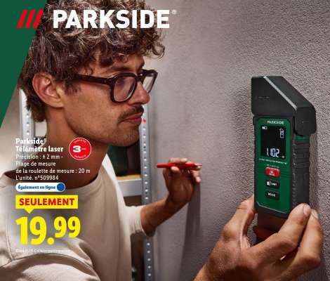 Parkside® Télémètre laser