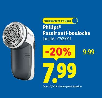 Philips Rasoir anti-bouloche