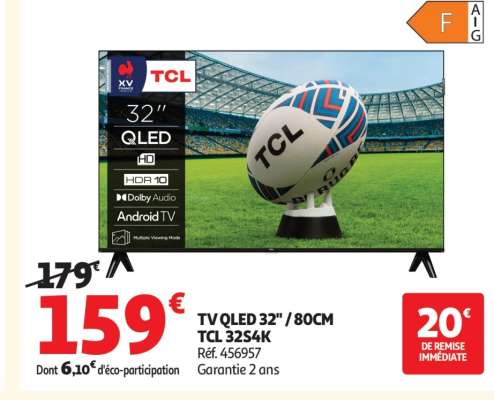 TV QLED 32" / 80CM TCL 32S54K