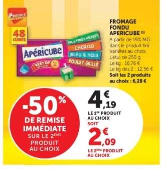 Fromage Fondu Apéricube