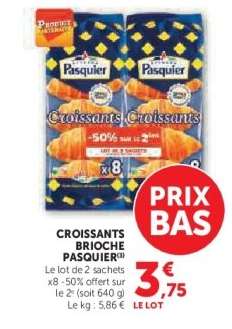 CROISSANTS BRIOCHE PASQUIER