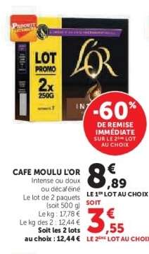 Café Moulu L'or