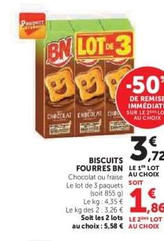 Biscuits Fourrés Bn
