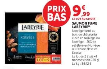 SAUMON FUMÉ LABEYRIE