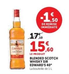 Blended Scotch Whisky Sir Edward's 40°