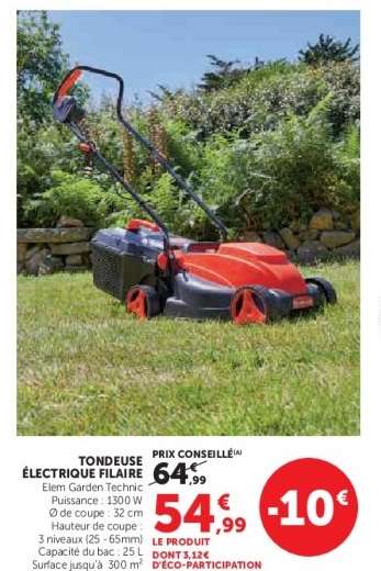 Tondeuse Electrique Filaire