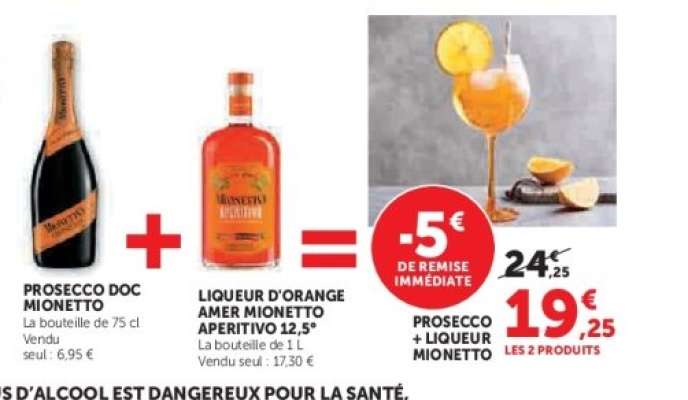 PROSECCO + LIQUEUR MIONETTO