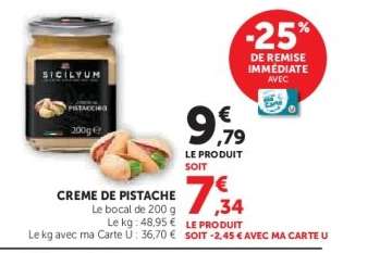 Crème de pistache